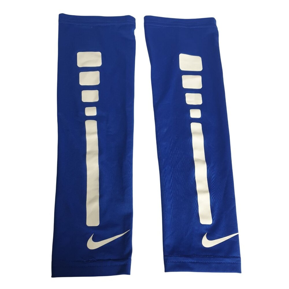 Nike Pro 2.0 Arm Sleeves L/XL Blue Compression Football Sports 2 Pack